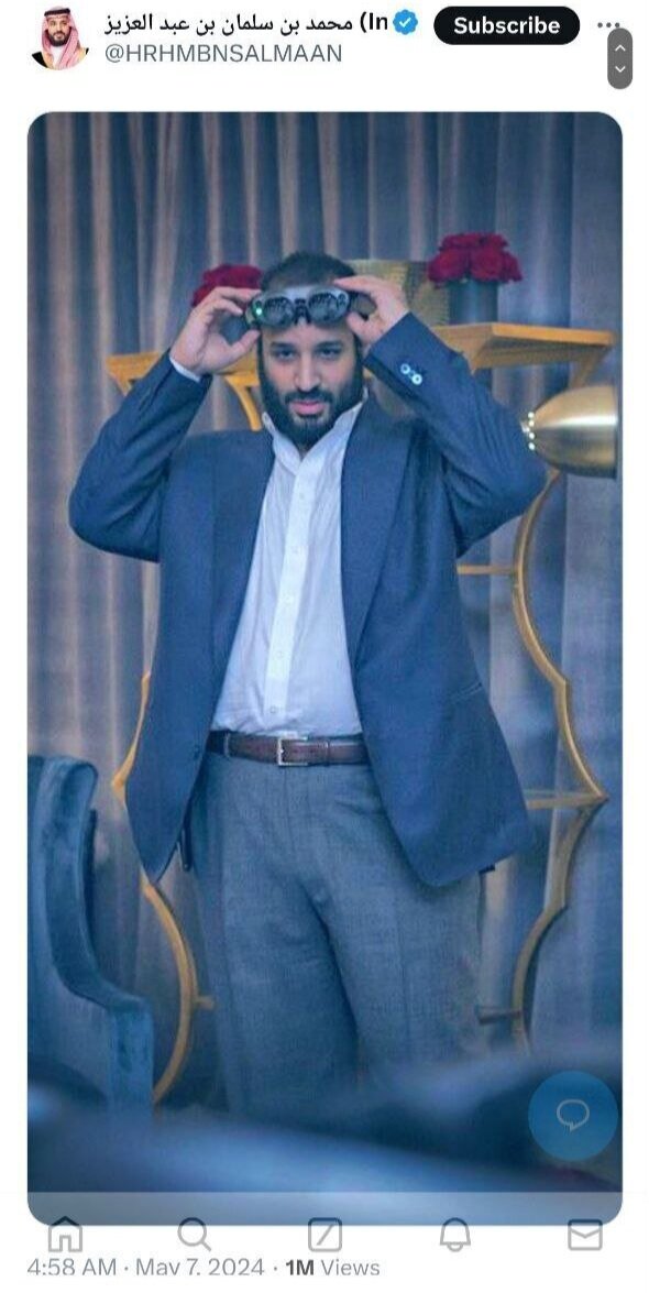 بنسلمان باز هم با یک تیپ عجیب و غریب سوژه شد