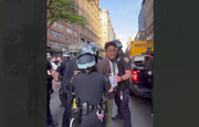 تصاویری از بازداشت حامیان فلسطین در نیویورک | ویدئو