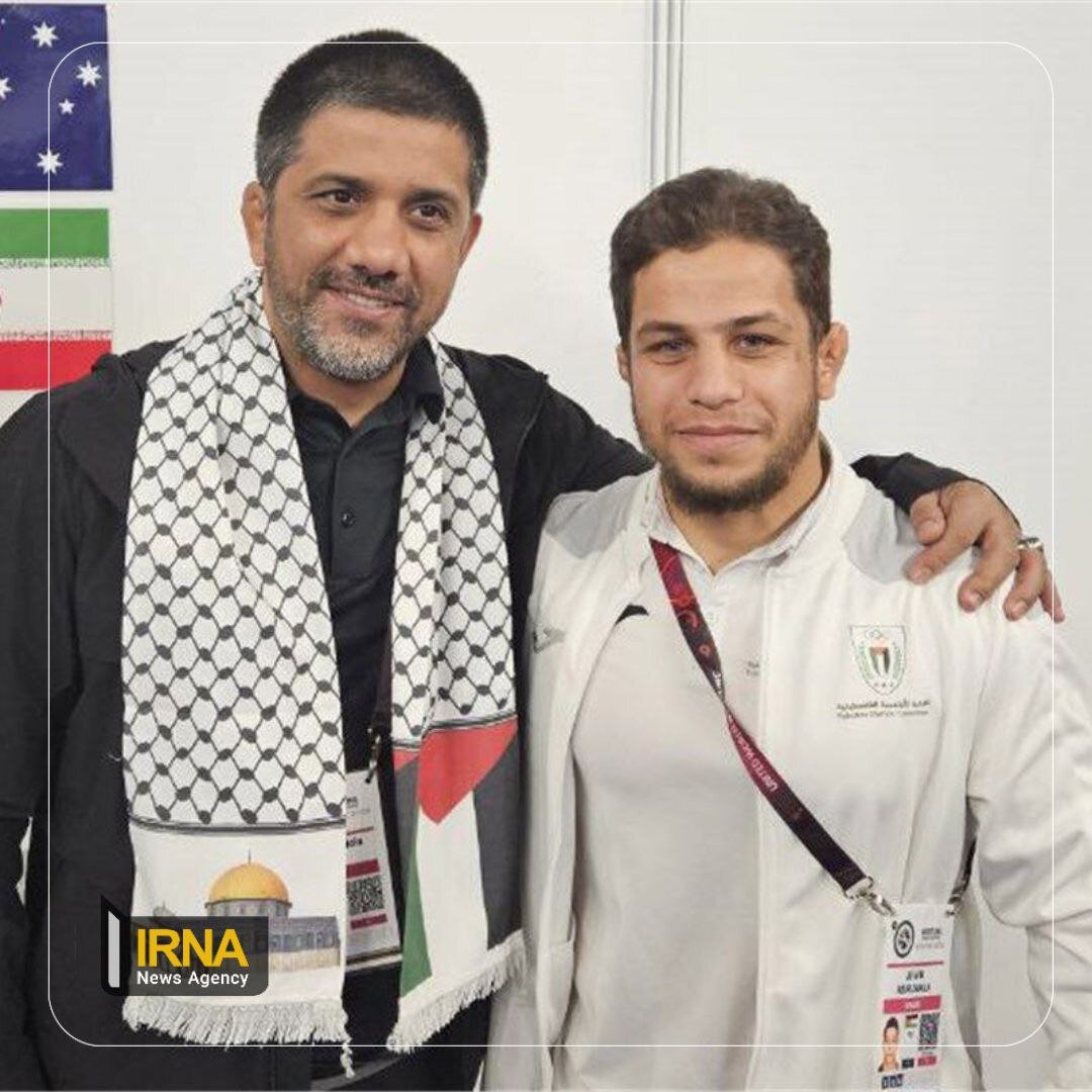 دیدار علیرضا دبیر با کشتیگیر فلسطینی در استانبول | علت دیدار چه بود؟ | عکس