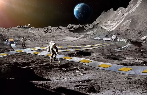 ناسا روی ماه قطار می سازد | راه اندازی سیستم حمل و نقل رباتیک در کره ماه