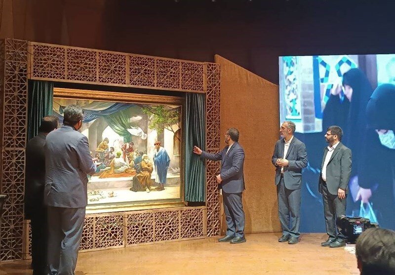 مائده  ؛ جدیدترین تابلوی نقاشی حسن روحالامین | عکس