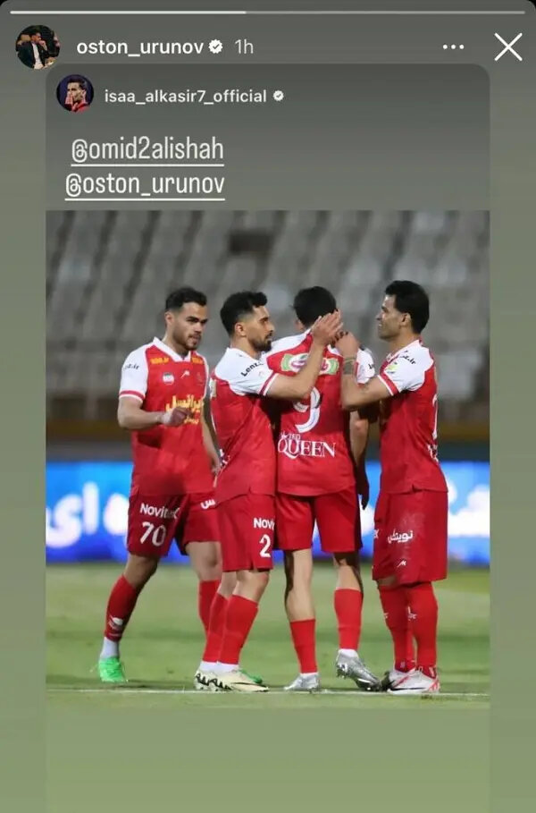 عکسی علیه قهر بودن دو بازیکن پرسپولیس!