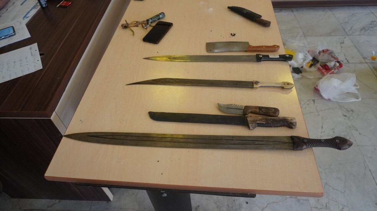 دستگیر اراذل قدارهکش در جنوب تهران