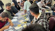 ناهار دانشجویی رئیس قوه قضاییه با دانشجویان در سلف دانشگاه | ویدئو