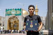 قهرمان نوجوان کشتی ناشنوایان جهان: همه مدال‌هایم تقدیم امام رضا (ع)