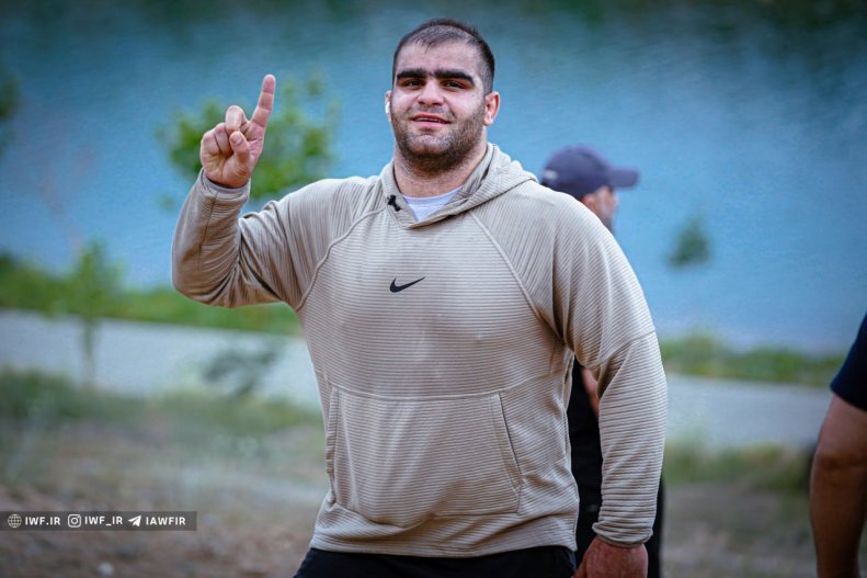 عکس | رستم ایران آماده غولکشی در پاریس | خط و نشان برای غول کوبایی