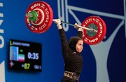 دو وزنه‌بردار ایرانی با هم ازدواج کردند +‌ عکس