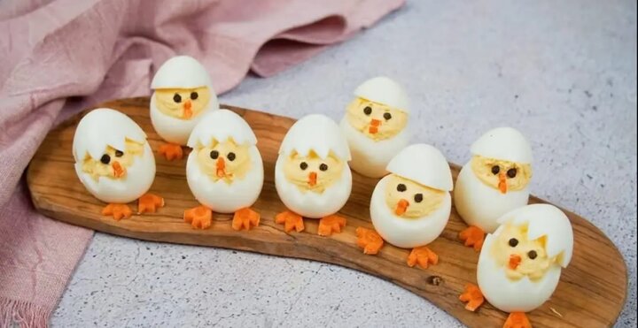 چطور برای صبحانه کودکان تخم مرغ جوجه ای درست کنیم