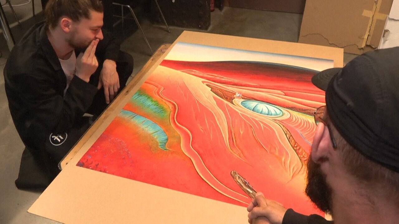 نقاشی عجیب هوش مصنوعی از افکار یک نقاش | ببینید