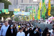 برگزاری اجتماع ۵ کیلومتری امام رضایی‌ها در تهران