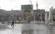 تاریخ‌سازی باران در مشهد ؛ ۲۵ میلی لیتر بارش در نیم ساعت!