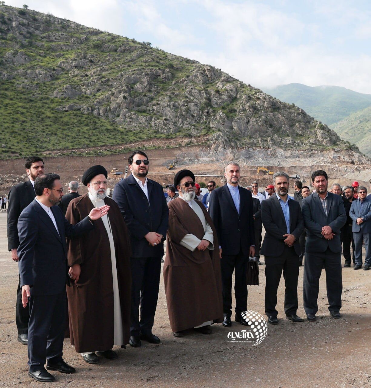 آخرین تصاویر از رئیسی و هیات همراه در استان آذربایجان شرقی