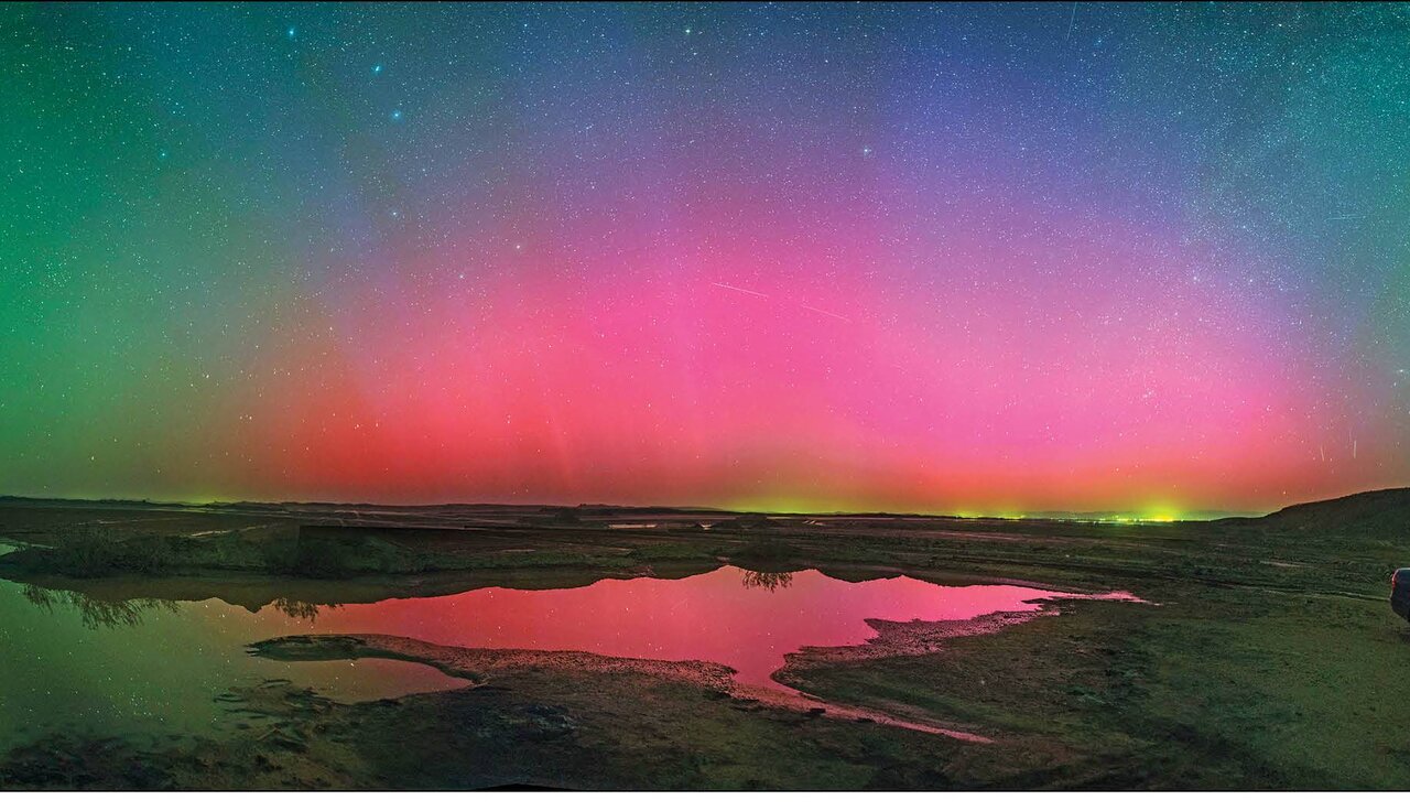 عکس | رقص شبانه خورشید ؛ تصاویر زیبا از یک پدید عجیب