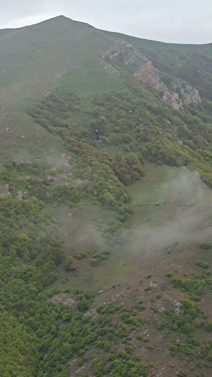 اولین تصویر از محل بالگرد رئیس جمهور