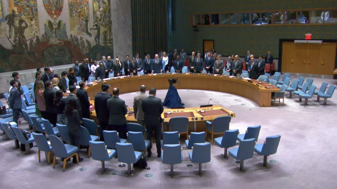 یک دقیقه سکوت شورای امنیت سازمان ملل