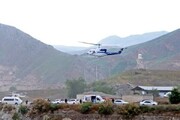 آخرین تصاویر ثبت‌شده از  پرواز بالگرد رئیس‌جمهور شهید