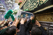 اینجا محل خاکسپاری شهید رئیسی در قدیمی‌ترین رواق حرم امام رضا(ع) است | ویدئو