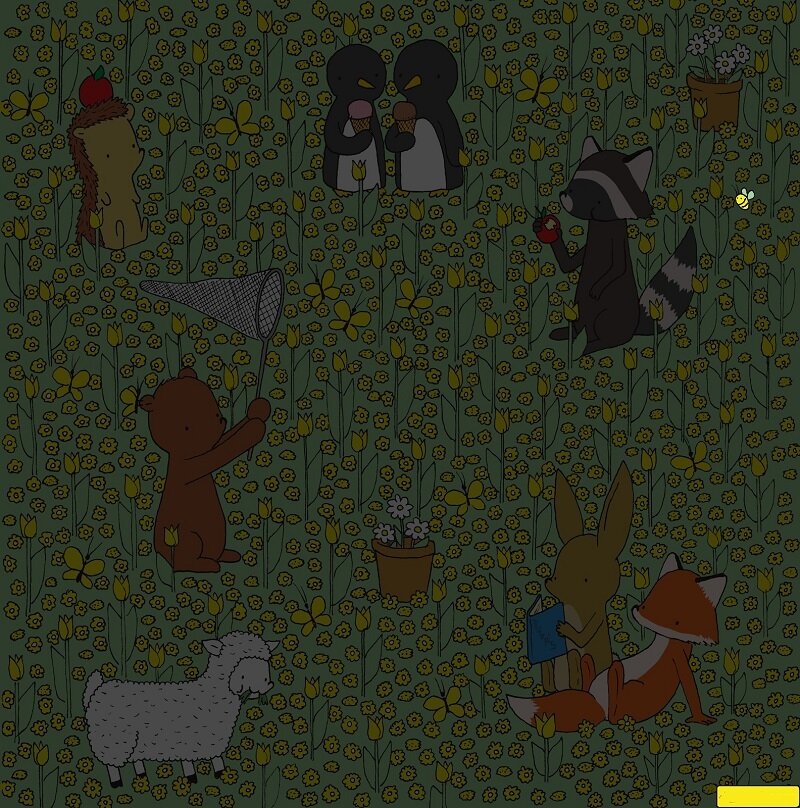 اگر کمتر از ۱۰ ثانیه زنبور را پیدا کردید ، شما یک تیزبین هستید