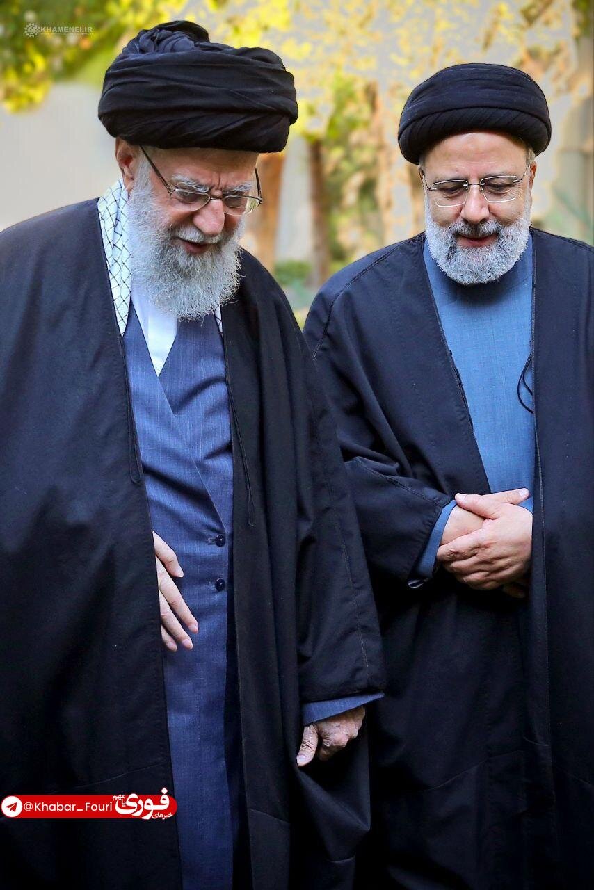 شهید رئیسی و رهبر انقلاب در یک قاب + عکس