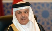 ادای احترام وزیر خارجه بحرین به پیکر رئیس‌جمهور شهید ایران