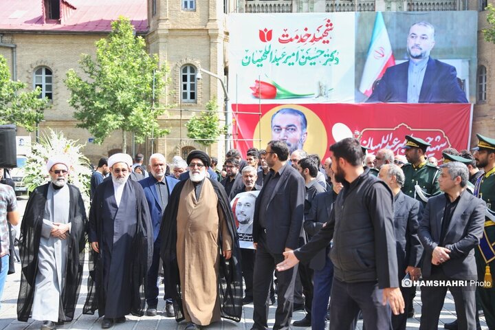 مراسم تشییع و خاکسپاری امیرعبداللهیان وزیر امور خارجه شهید