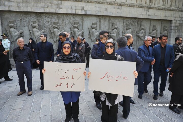 مراسم تشییع و خاکسپاری امیرعبداللهیان وزیر امور خارجه شهید