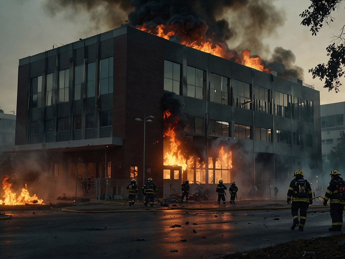 آموزش استفاده از تجهیزات آتش نشانی هنگام آتش سوزی (کاربردی)