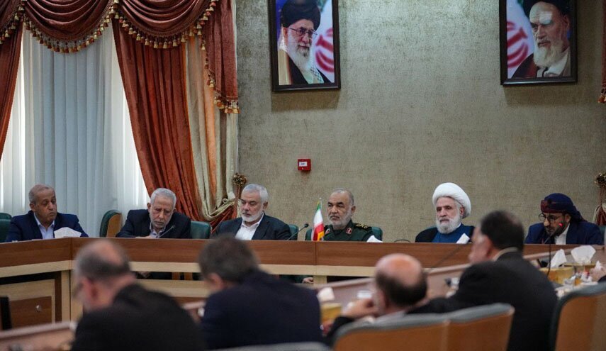جلسه گروه‌های مقاومت در تهران