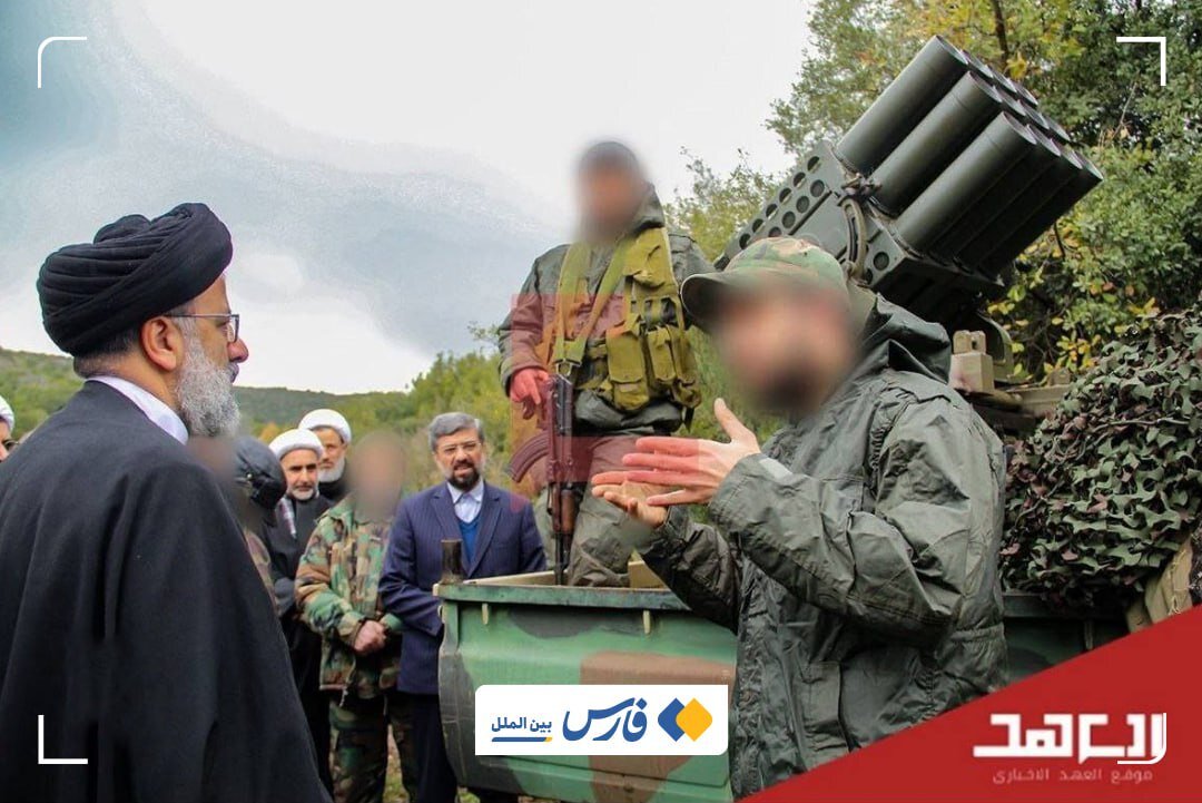 تصویری که حزب‌الله لبنان از رئیسی منتشر کرد | بازدید از پایگاهی در جنوب لبنان