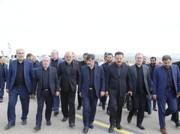 آغاز مراسم تشییع پیکر استاندار جوان آذربایجان شرقی + ویدئو | وزیر کشور وارد مراغه شد