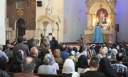 برگزاری آیین یادبود شهید جمهور با حضور وزیر ارتباطات در کلیسای سرکیس مقدس تهران