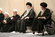 دیدار خانواده‌های شهدای خدمت با رهبر انقلاب در حسینیه امام خمینی(ره) | تصاویر