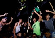 تصاویری از شادی فلسطینی‌ها پس از عملیات موفقیت آمیز القسام + فیلم