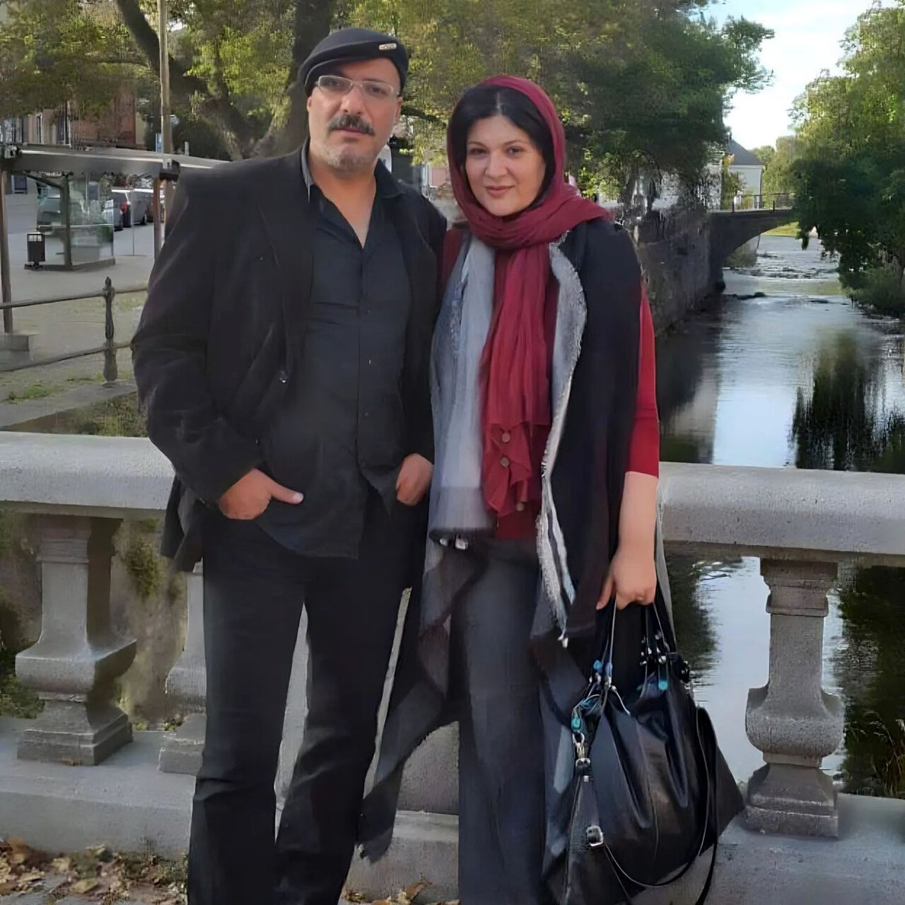 تیپ و چهره ویژه همای سریال پایتخت در کنار امیر جعفری در اروپا | عکس