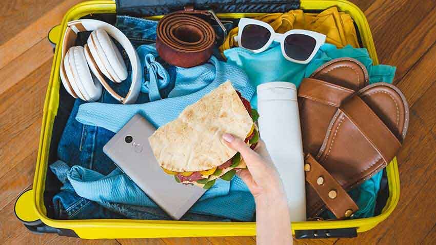 راهنمایی برای بردن مواد غذایی در پروازها