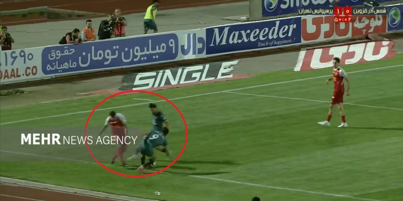 پرسپولیس مدیون هوش یک بازیکن | اشتباه دو بازیکن باز هم تکرار شد