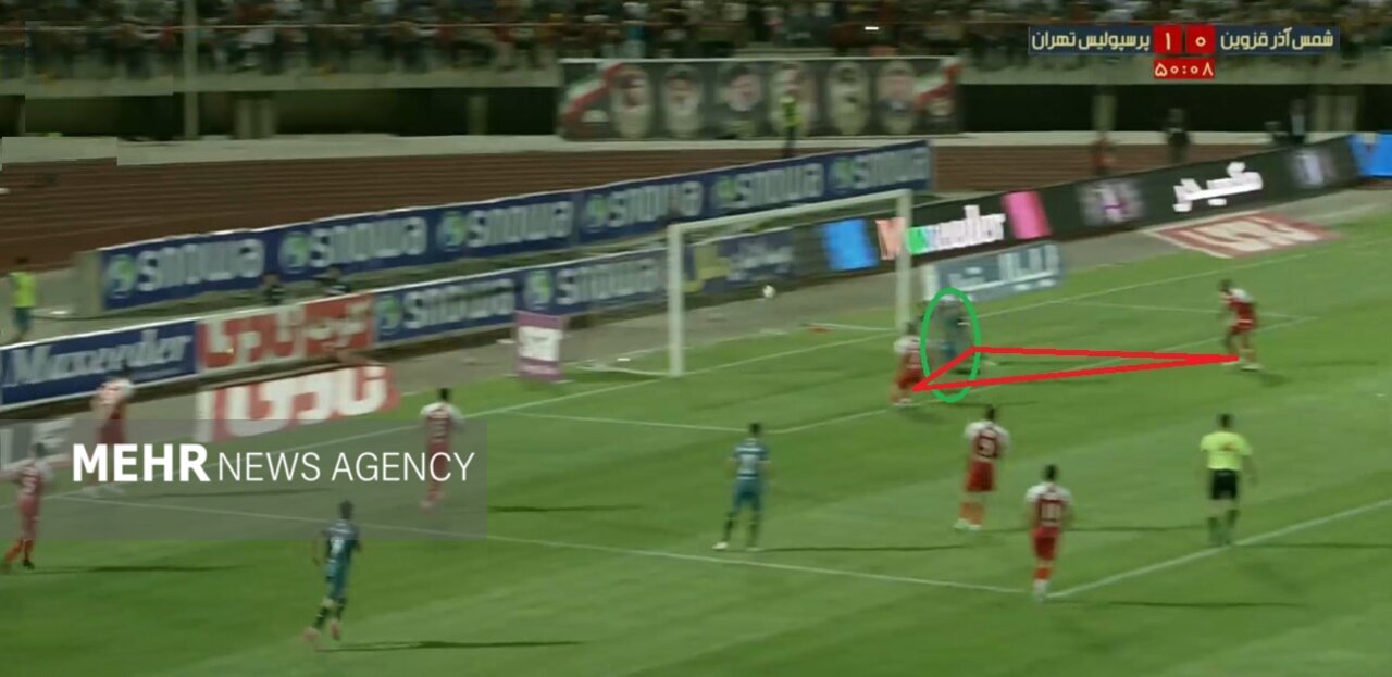 پرسپولیس مدیون هوش یک بازیکن | اشتباه دو بازیکن باز هم تکرار شد