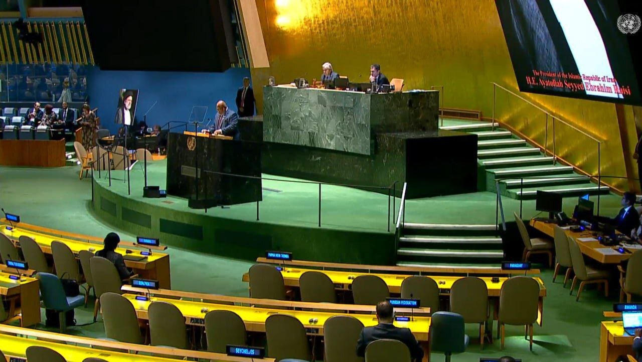 رئیس مجمع عمومی سازمان ملل ادعای ترامپ را تکذیب کرد نشست سازمان ملل به احترام شهید رئیسی