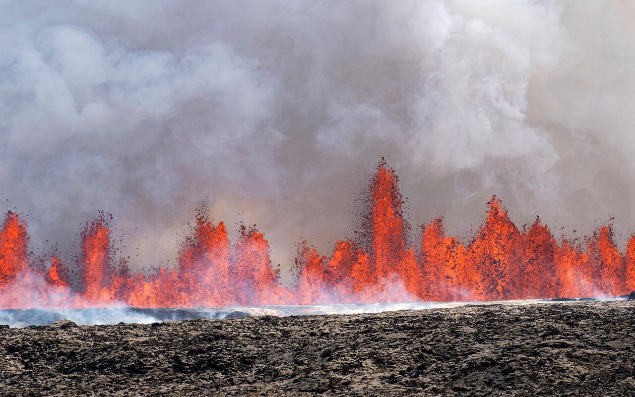عکس | قرنها فوران در ایسلند!