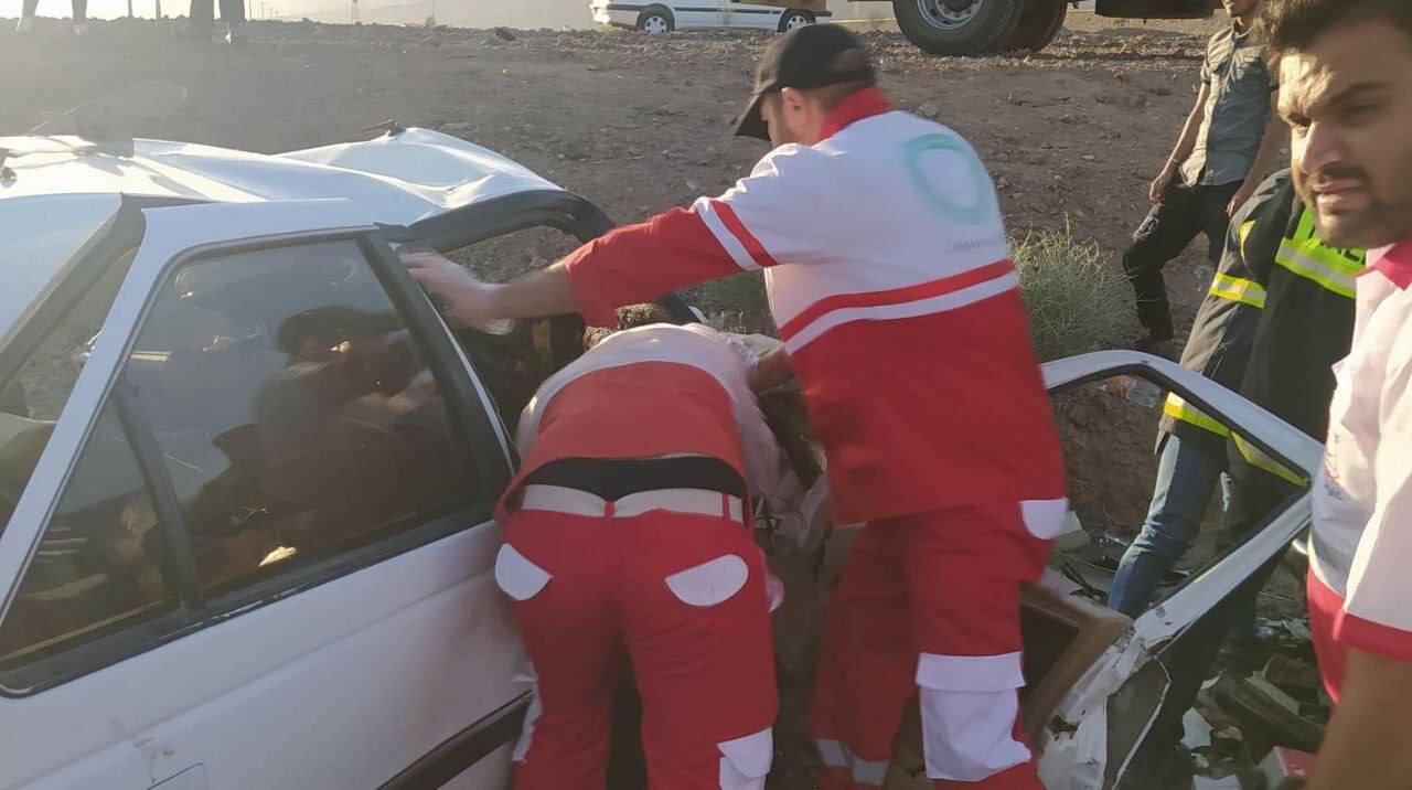 ۷ فوتی و مصدوم در تصادف وانت با پژو پارس در کرمان