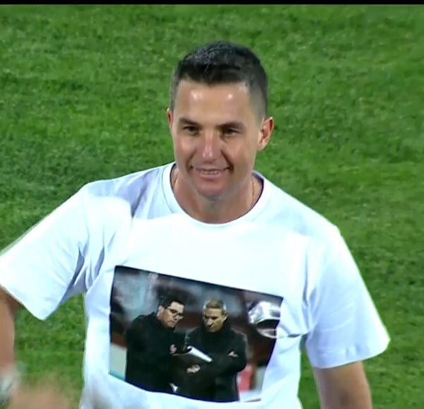 زیباترین اقدام اوسمار؛ یحیی در جشن قهرمانی پرسپولیس + عکس