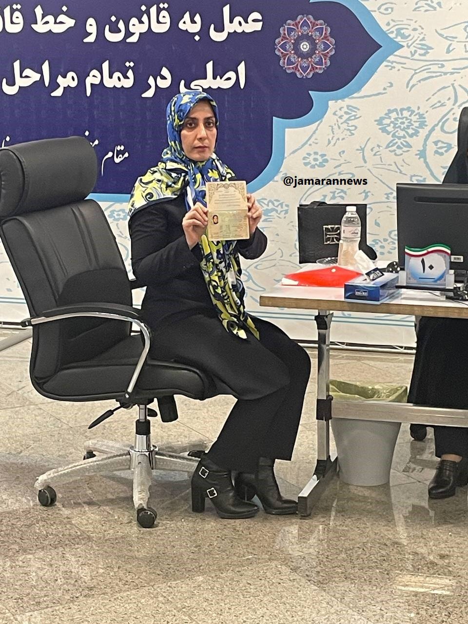 تغییر پوشش خانم سیاستمدار برای انتخابات ریاست جمهوری + عکس