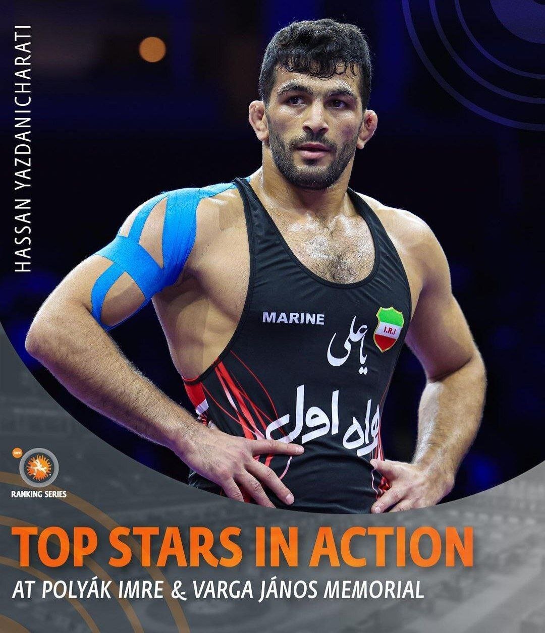 عکس | پوستر اتحادیه جهانی کشتی درباره حسن یزدانی | جمعه منتظر باشید!