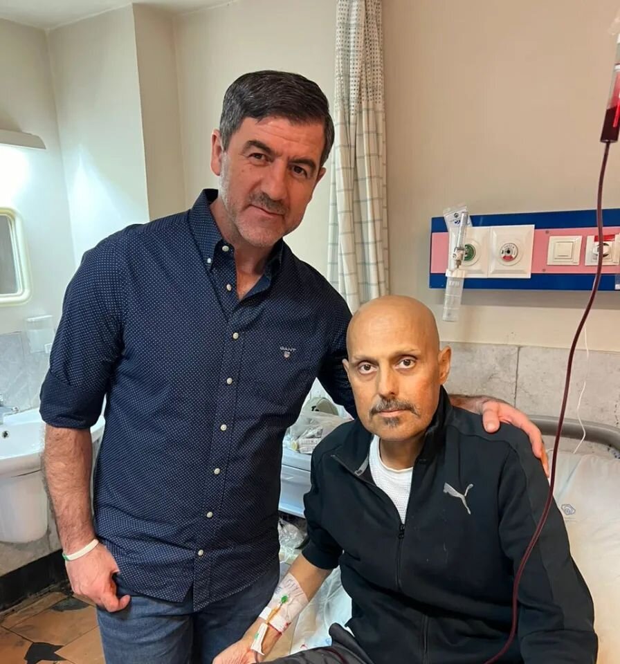 کریم باقری به عیادت مدافع سابق استقلال رفت | عکس