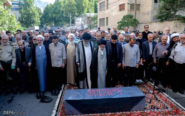 اولین تصاویر از تشییع پیکر همسر شهید صیاد شیرازی