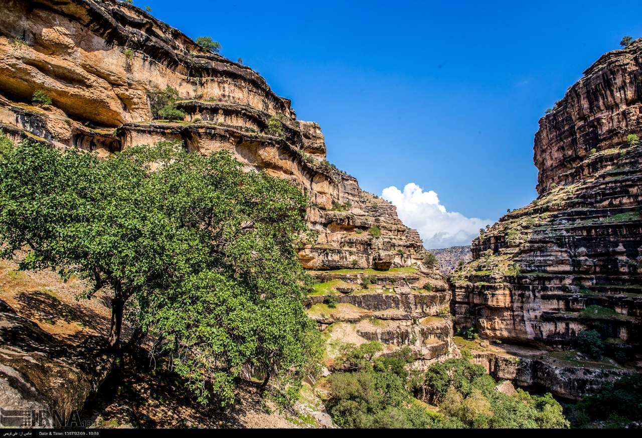 این تنگه رویایی در لرستان قدمت چند میلیون ساله دارد | تصاویر