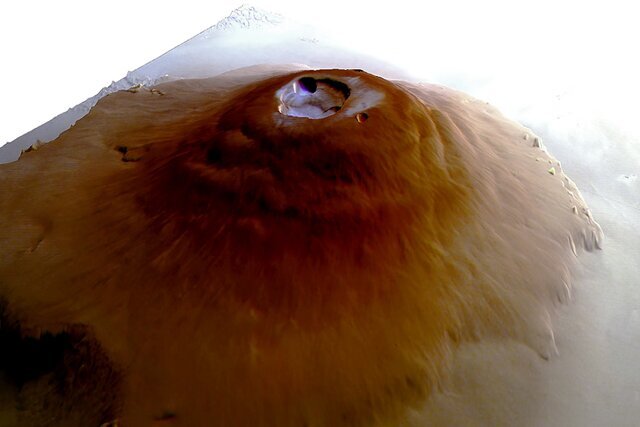 تکیه یخ در مریخ