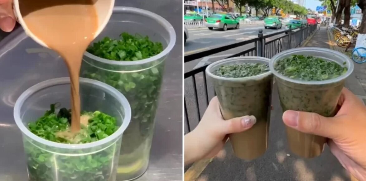 پیازچه با قهوه ؛ نوشیدنی عجیب و محبوب این روزهای چینیها + عکس