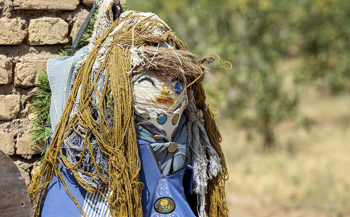 مزرعه عروسکها، جاذبه گردشگری در دل کویر | ببینید