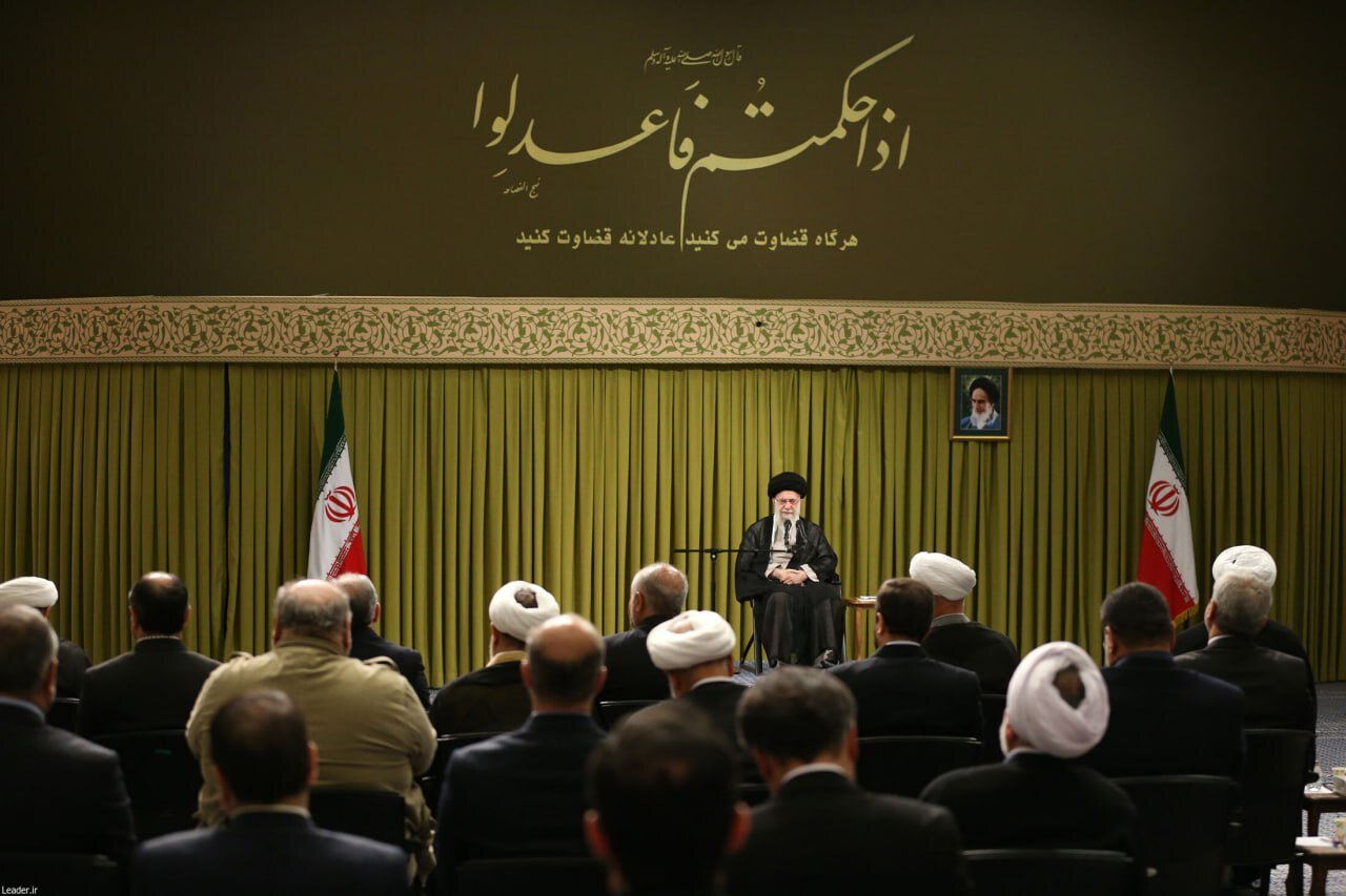 دیدار مسئولان قوه قضائیه با رهبر انقلاب | تصاویر